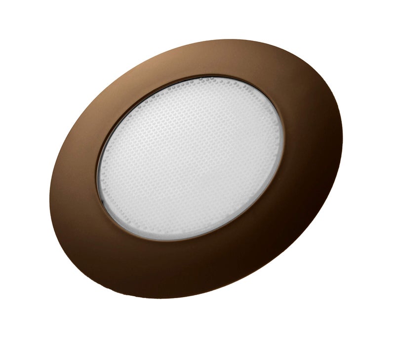 NICOR Lighting 6 inch Oil-Rubbed Bronze Recessed Shower Trim with Albalite Lens (17505OB) - Image 3